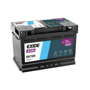 Akumulator 12V-72AH D+ AGM EK720 EXIDE START STOP